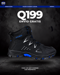 Bota Sport negro con Azul – Q199
